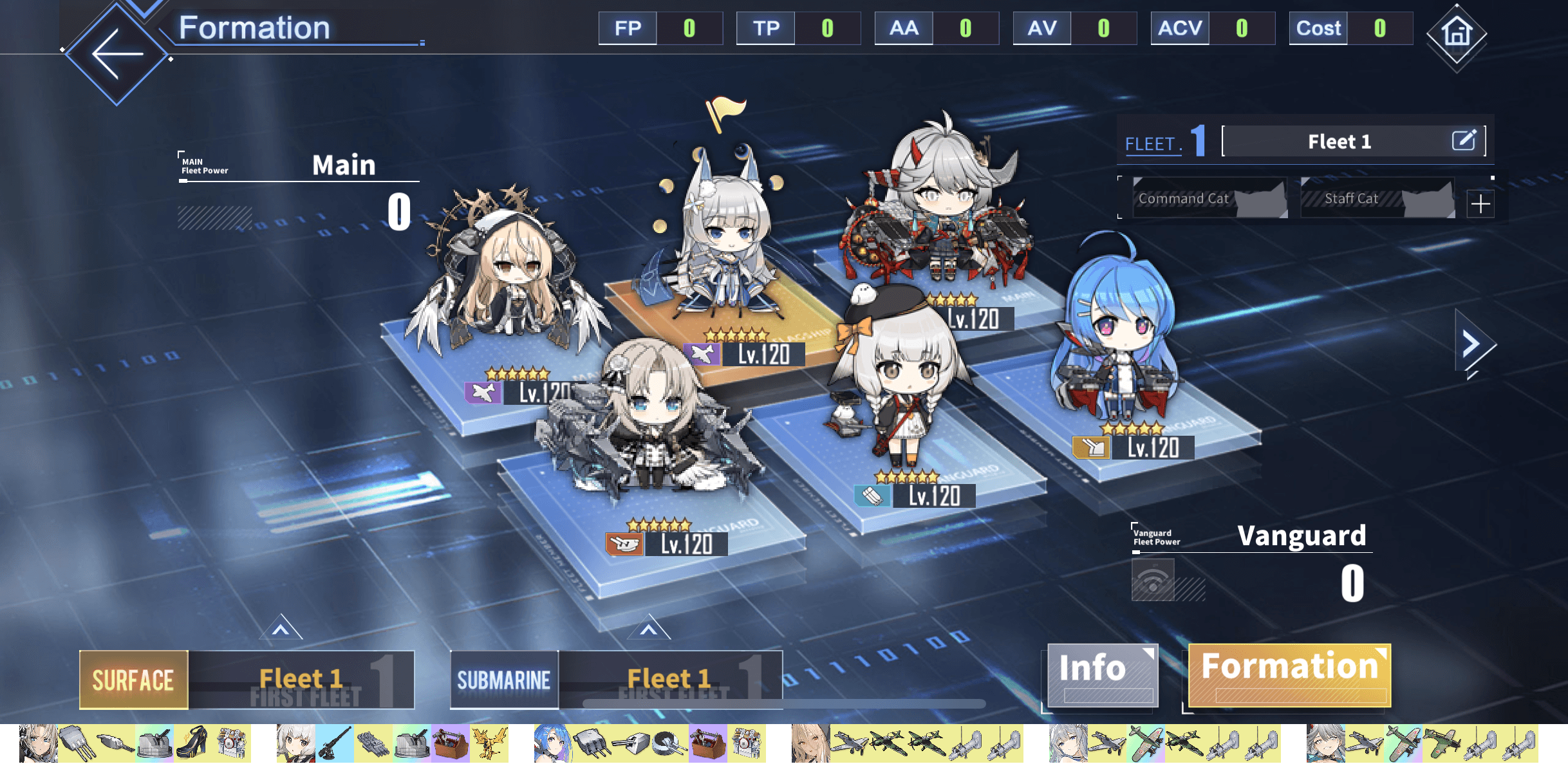 Example CV Boss Fleet ("Ryuusei").