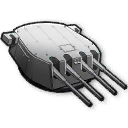 Prototype Quadruple 152mm Main Gun Mount